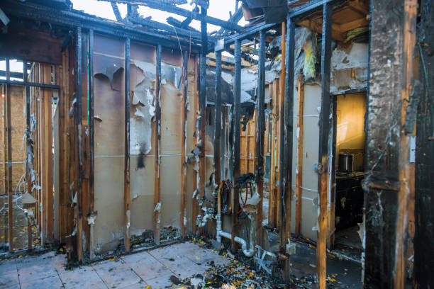 Professional Fire Damage Repair technician working in Bristol, FL